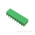 Toma de soldadura de terminal PCB enchufable de tono de 3.81 mm